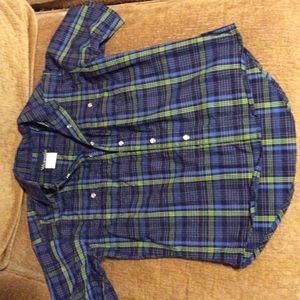 Boys short sleeve button up dress shirt